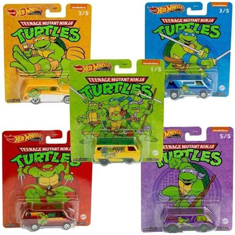 Amazon Hot Wheels 2022 Premium Pop Culture TMNT Teenage Mutant
