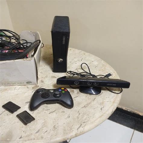 Xbox Gb Slim Kinect Controle Original Usado Em Brasilia