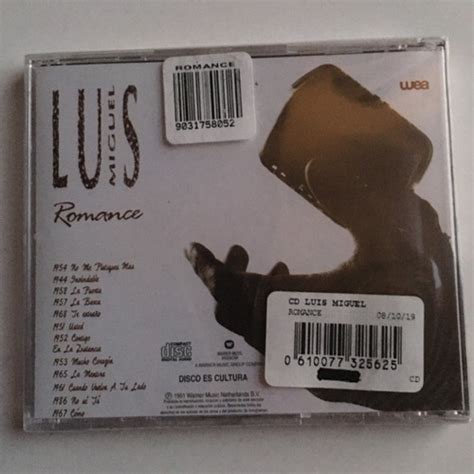 Cd Luis Miguel Romance Edici N Americana Nuevo Y Sellado Cuotas Sin