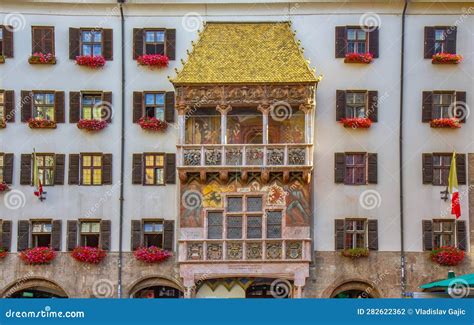 View Of The Famous Golden Roof In Innsbruck Editorial Photography