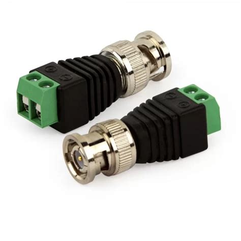 Conector Adaptador Borne X Bnc Macho