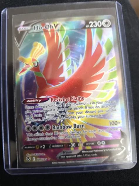 Pokemon Card Silver Tempest Ho Oh V Full Art Picclick Au