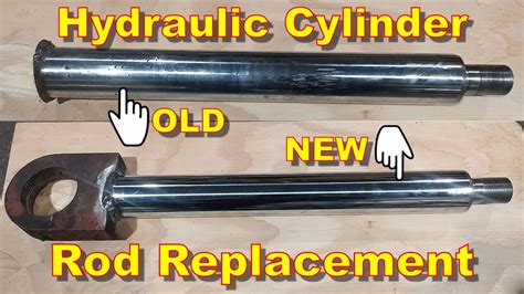 Machining And Welding Hydraulic Cylinder Rod Replacement Manual Machine Shop Youtube