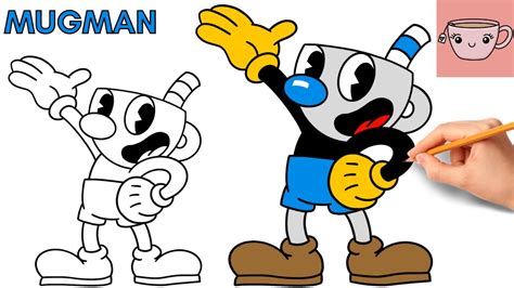 Comment Dessiner Mugman Tutoriel De Dessin Tape Par Tape