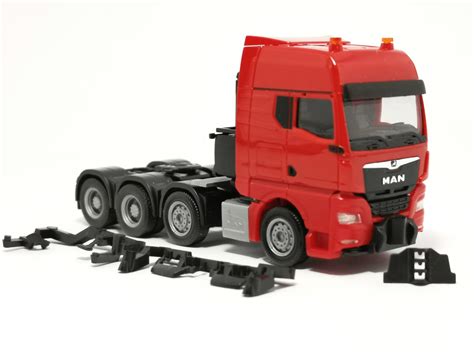 Herpa Man Tgx Gx Schwerlastzugmaschine Luftgefedert Grun