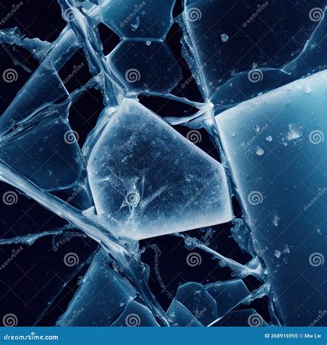 Abstract Blue Background with Ice Stock Illustration - Illustration of snow, winter: 268916955