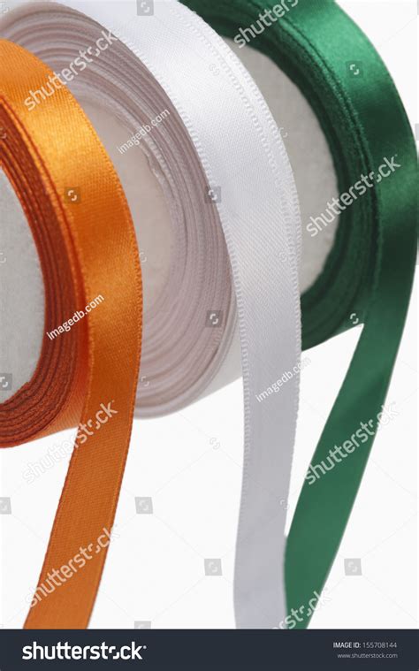 60 Ribbons Representing Indian Flag Colors Images, Stock Photos ...