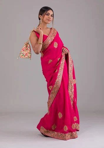 Designer Pure Vichitra Silk Saree 6 3 M With Blouse Piece At Rs 1099