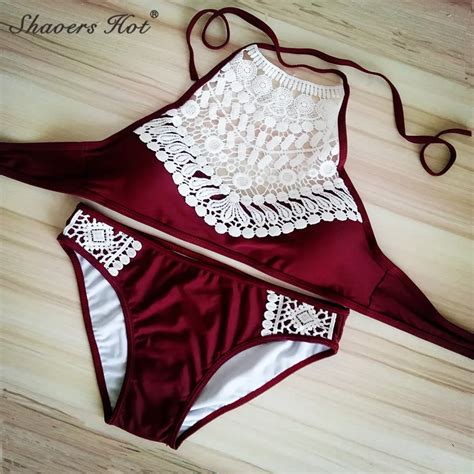 2017 NEW Push Up Swimwear Female Summer Women Sexy Bikini Set Lace