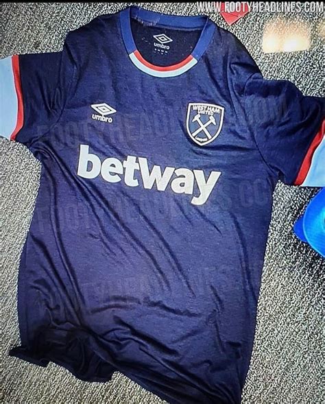 West Ham 21 22 Trikot veröffentlicht Auswärts und Ausweich Trikots