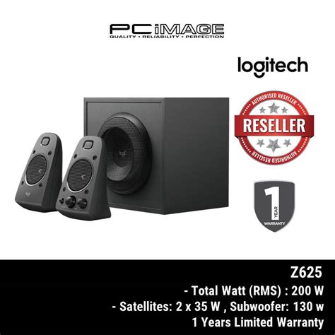 Logitech Z625 Speaker Powerful Thx Sound Pc Iimage