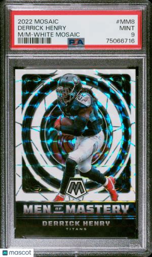 2022 Panini Mosaic Men Of Mastery Derrick Henry MM8 35 PSA 9 MCP