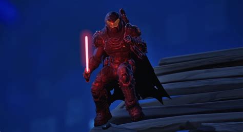 Doom Slayer + Exo-Glider Cape + Red Sith Apprentice Lightsaber : r/FortniteFashion