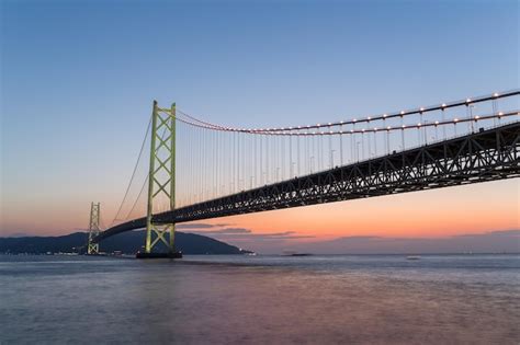 Premium Photo | Akashi kaikyo bridge