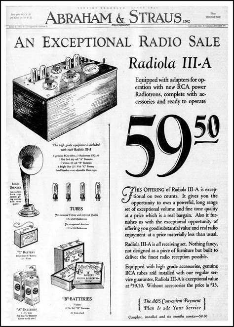 Vintage Advertising For The RCA Radiola III A In The Brook Flickr