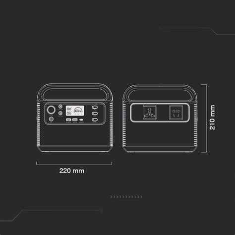 Magazyn Bank Energii V TAC Generator M3 Powerbank 274Wh 300W 500W Max