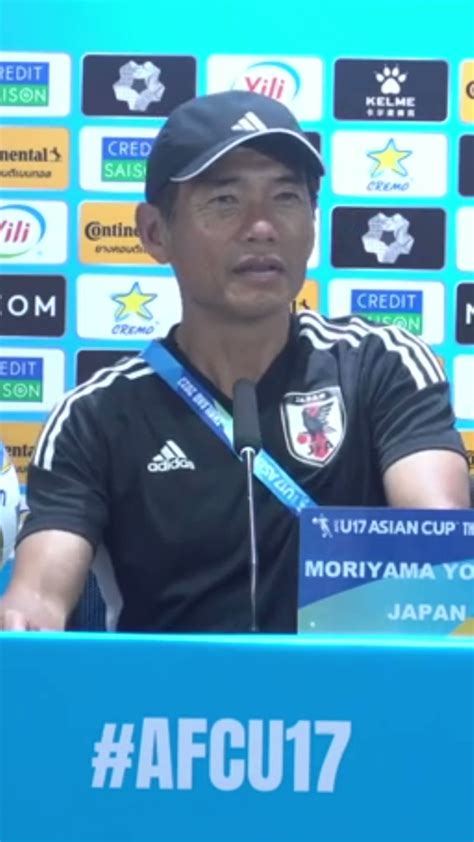 Khel Now On Twitter Japan S AFCU17 Winning Head Coach Yoshiro