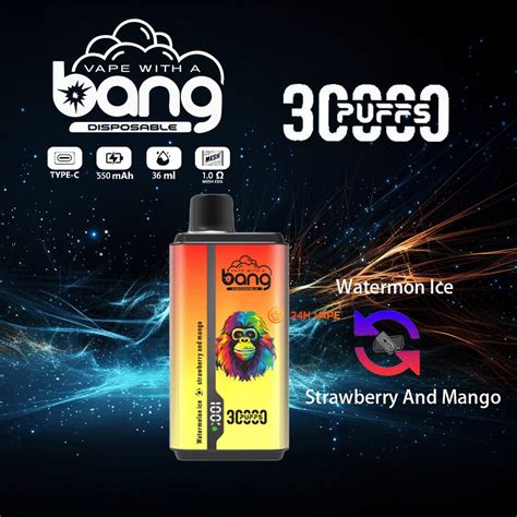 Bang K Puffs Nicotine Double Taste Lcd Display