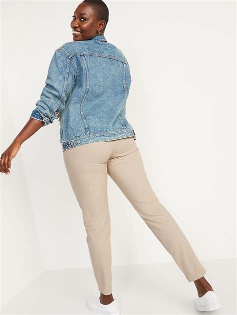 Mid Rise Skinny Everyday Khakis For Women Old Navy