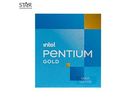 Intel Pentium G6405 Pentium Gold Comet Lake Dual Core 4 1 GHz LGA