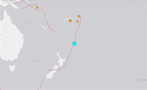 Magnitude Earthquake Strikes Kermadec Islands In New Zealand Usgs