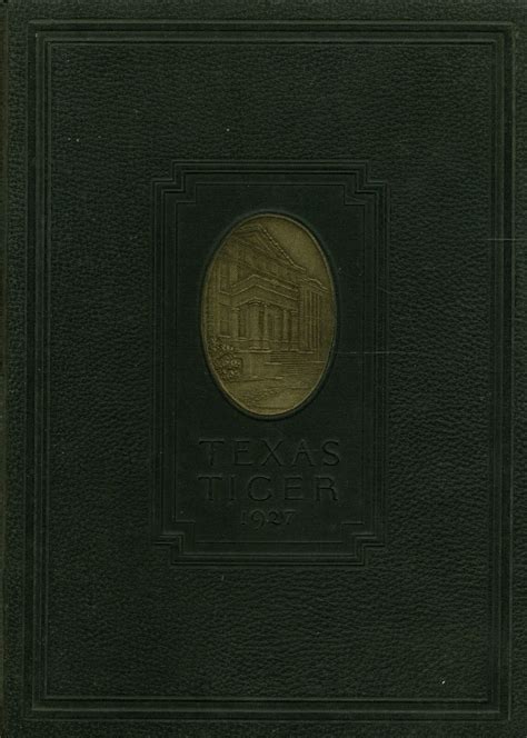 1927 yearbook from Texas High School from Texarkana, Texas for sale