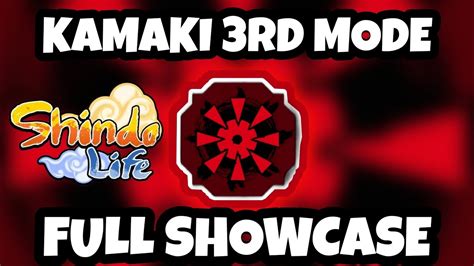 Kamaki Rd Mode Full Showcase In Shindo Life Youtube