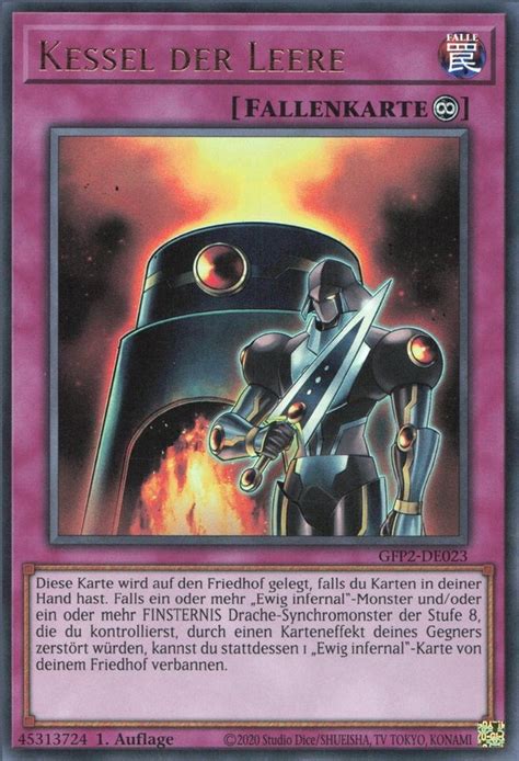 Recollectibles Sammelkarte Yugioh Karte Kessel Der Leere Yu Gi Oh