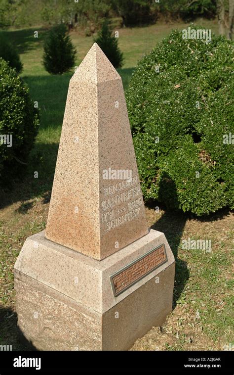 A monument to surveyor and astronomer Benjamin Banneker Stock Photo - Alamy