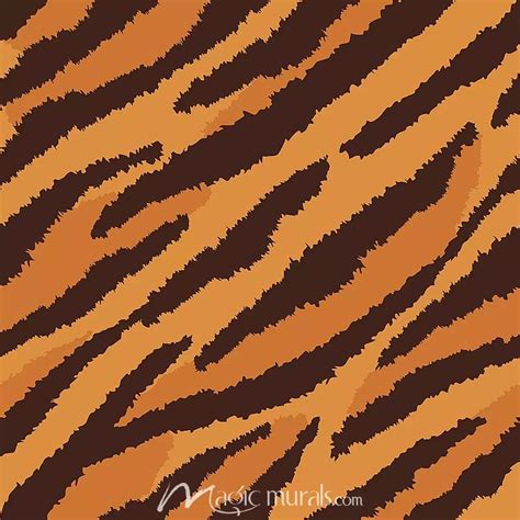 Colorful Tiger Print Wallpaper