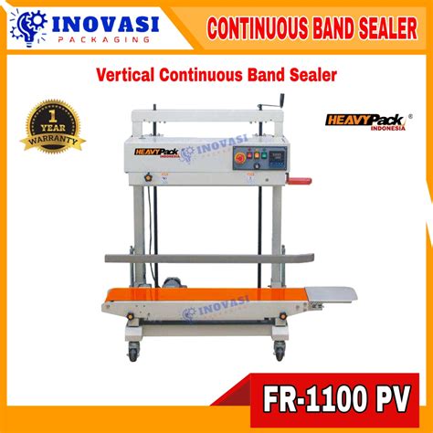 Jual Mesin Press Segel Plastik Continuous Band Sealer FR 1100PV