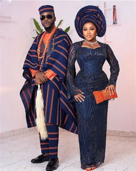 Best And Remarkable Aso Oke Styles For Couples Ladeey