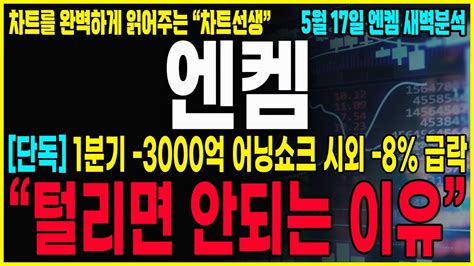 엔켐 주가분석 긴급공시 5분전 새벽속보 어닝쇼크 3000억손실은 허수입니다 결국 Ira법안에 충실하게 대응을