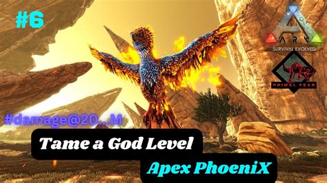 Tame A God Level Apex Phoenix Primal Fear From Fjordur Solo Ark