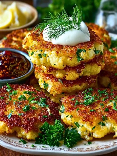 Cauliflower Fritters