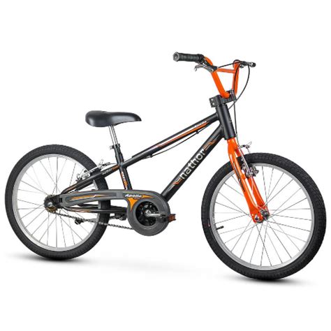 Bicicleta Aro 20 Masculina - Bicicleta Aro 20 Masculina Aço Preta C/Laranja Apollo Nathor - Jhonn ...
