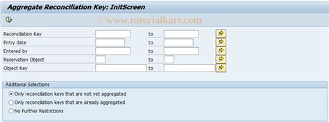 FPFAGG SAP Tcode Aggregate Reconciliation Key