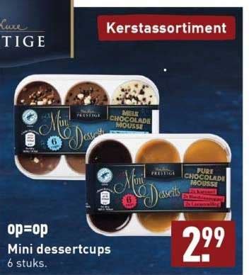 Prestige Mini Dessertcups Aanbieding Bij Aldi Folders Nl