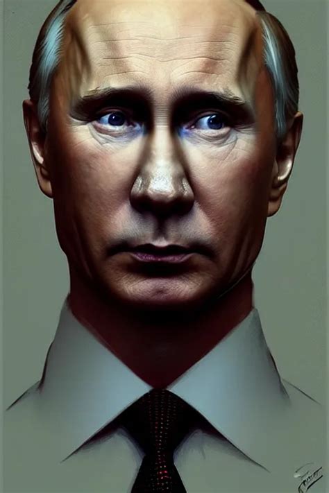 portrait  putin     bidens face highly stable
