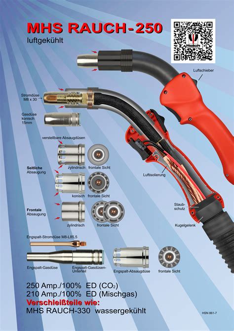 MHS RAUCH 250 Holch Schweißbrenner