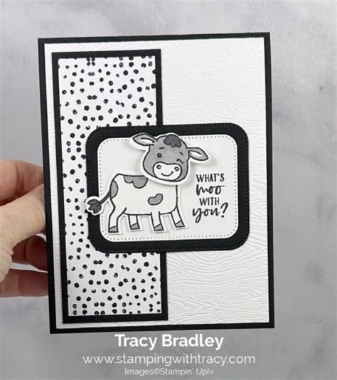 Stampin Up Cutest Cows Bundle Stamping With Tracy