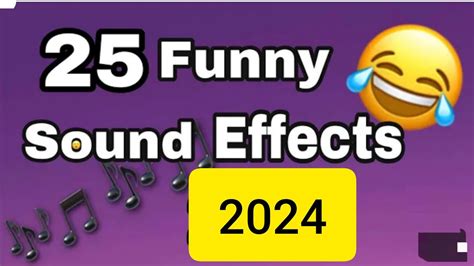 25 Funny Sound Effects 2021 No Copyright Background Effects Comedy