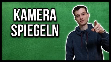 Streamlabs OBS Kamera Spiegeln Bild Spiegeln YouTube