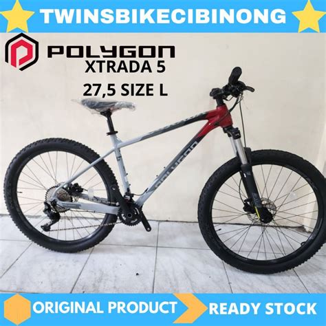 Jual Sepeda Gunung Mtb 275 Polygon Xtrada 5 Size L Shopee Indonesia