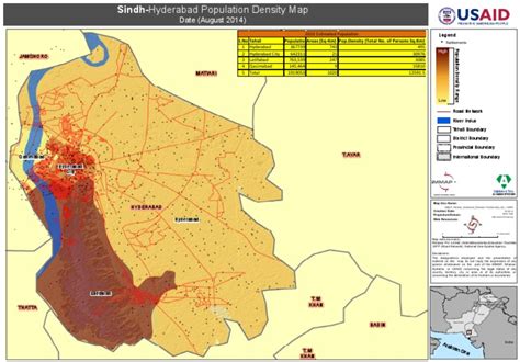 Hyderabad Population Density Map | PDF | Water Transport | Cartography