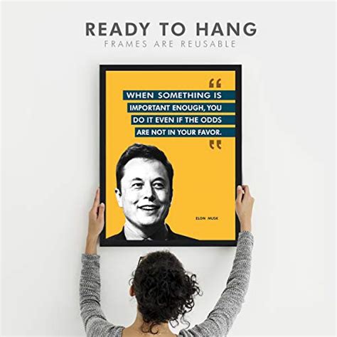 Buy Chaka Chaundh Suitable Elon Musk Framed Posters Motivational