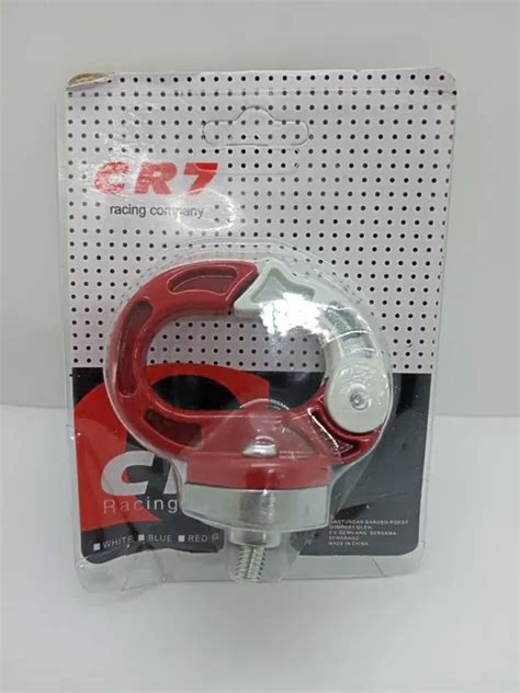 1 Pc Cr7 Helmet Holder For Motorcycle Red Sabitan Ng Helmet Para Sa