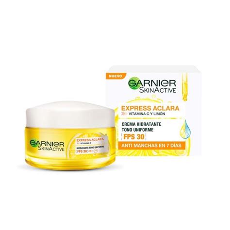 Crema Hidratante Garnier Skin Active Express Aclara Fps Ml