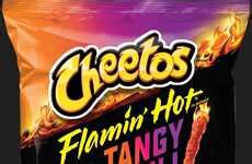 Spicy Fried Macaroni Snacks Hot Mac N Cheetos