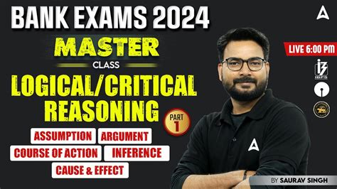 Logical Critical Reasoning 1 Reasoning For Bank Exams 2024 By